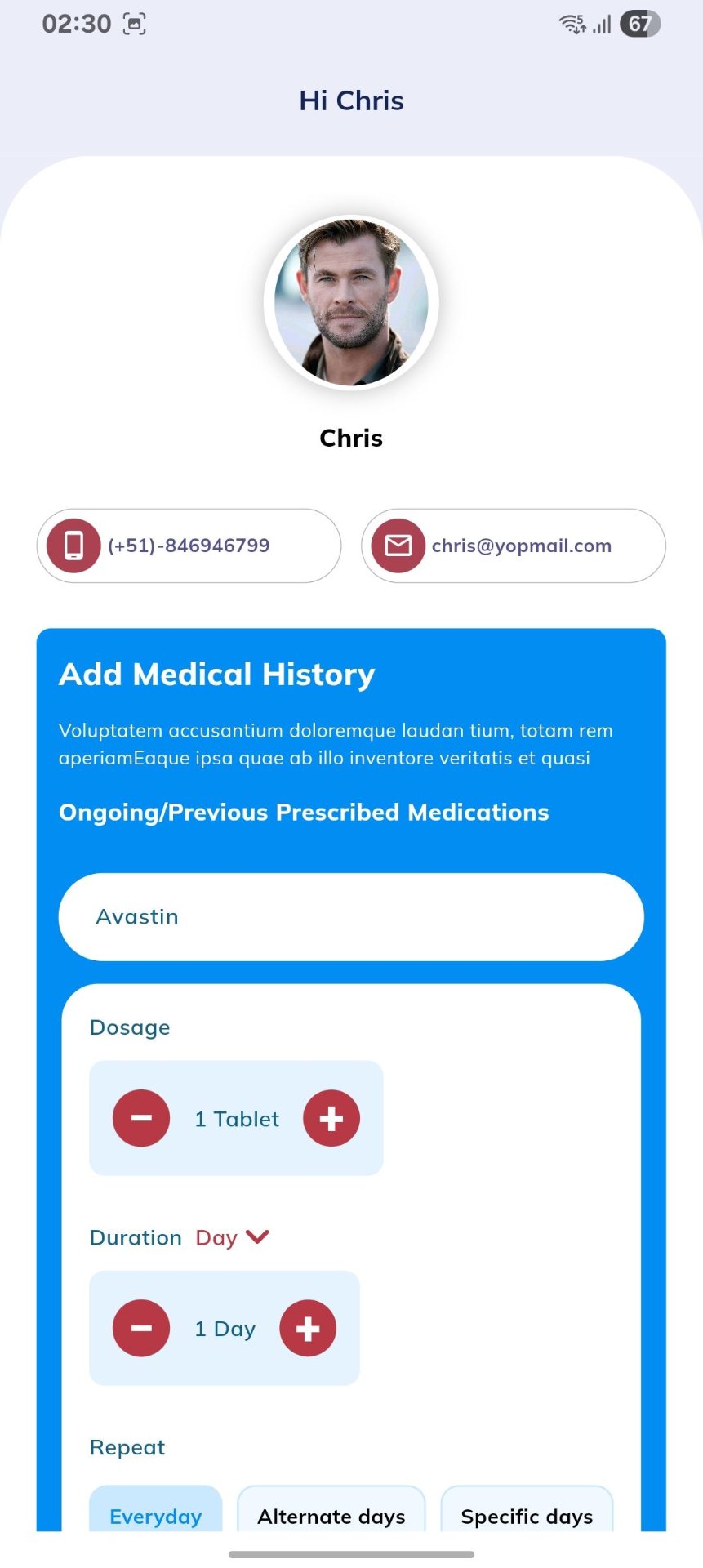 Medical History